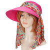 Summer Outdoor Sun Protective Gardening Hat Sun Hat Anti-UV Wide Brim Visor Cap