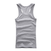 Summer Solid Color Sport Breathable Cotton Casual Undershirt Slim Fit Tanks Top For Mens