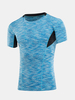 Summer Sport Bodybuilding Tight Tops Tees Quick Dry Slim Fit Short Sleeve T-shirt For Men