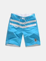 Summer Sport Seaside Back Pocket Quickly Dry Breathable Casual Board Shorts for Men