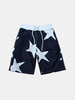 Summer Swimming Beach Stars Printing Knee Length Loose Swimsuit for Men