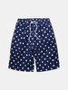 Summer Swimming Beach Stars Printing Knee Length Swimsuit for Men