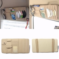 Sun Visor 2 in 1 CD DVD Storage Holder Bag Pocket Car Accessories