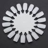 Sunflower Shaped False Nail Art Display Practice Tool Wheel 18 Tips