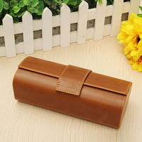 Sunglasses Hard Protector Shell PU Leather Case Eyewear Eyeglasses Box