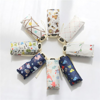 Super Light Mini Sun Umbrella Creative Sunshade UV-Protection Sunscreen With Pocket 5 Folds