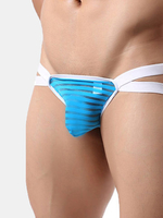 Super Sexy T-Back Mesh Breathable Low Waist U Convex Pouch Thongs for Men
