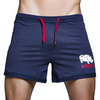 SUPERBODY Mens Drawstring Fitness Sport Shorts Casual Home Shorts