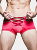 SUPERBODY Sexy Tether Underwear Pure Cotton Breathable Low Waist U Convex Boxers for Men