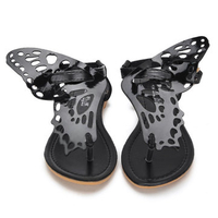 Sweet Butterfly Flat Clip Toe Sandals