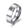 Sweet Couple Ring Zircon Women Men Ring for Wedding Jewelry