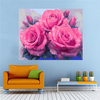 Sweet Rose Dimensions DIY Paint By Number Kit On Canvas Bedroom Living Room Home Decor