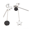 Sweet Women Earrings Alloy Tassel Star Moon Pearl Earrings