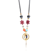 Sweet Women Necklace Acrylic Flower Pendant Necklace