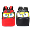Sylish Cartoon Face large capacity Contrast Color Backpack School Bag