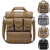 Tactical Outdoor Casual Crossbody Bag Sports Multi Pocket Oxford Sling Bag For Men