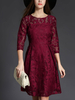TangJie Elegant Lace Patchwork Ball Gown Women Bodycon Dresses