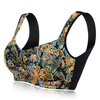 Tank Top Floral Printed Comfy Breathable Seamless Wireless Home Bras