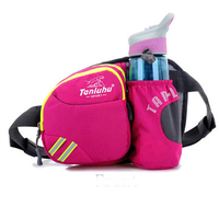 TANLUHU Outdoor Men Women Nylon Hiking Water Kettle Bag Sport Portable Waist Bag