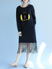 Tassel Hem Women Casual Dresses
