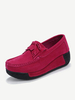 Tassel Suede Bowknot Platform Rocker Sole Casual Shoes