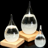 Tempo Storm Glass Drop Weather Forecast Water Drops Shape Crystalloid Decor