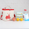 Thermal Insulated Lunch Bag Water Bottle Carry Cooler Tote Bag Outdoor Travel Shoulder Bag
