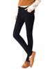 Thick Slim Skinny Mid Waist Velvet Denim Jean