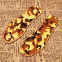 Thick Warm Leopard Shoes Pads