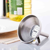 Thicken Stainless Steel Handle Wine Beer Brewing Funnel Homemade Wine Beer Filter