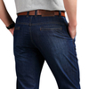 Thin Mid Waist Plus Size Jeans for Men