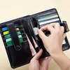 Thinnest Genuine Leather Multi-slots Short Wallet Card Purse