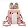 Three layers Cartoon Lovely Rabbit Shoulder Bag 6inch Phone Bag Crossbody Bag