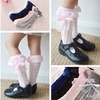 Toddler Kids Girl Pretty Cotton Lace Knee High Socks
