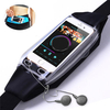 Touch Screen Waterproof Bag Transparent Sweatproof Waist Bag Running Belt for under 6.2 inches Phone