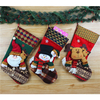 Traditional Christmas Stocking Socks Candy Boxes Santa Snowman Elk Tree Decoration