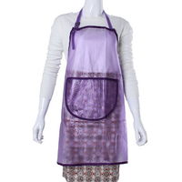 Transparent Waterproof Dye Hair Salon Manicures Cooking Apron