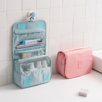 Travel Waterproof Toiletry Cosmetic Pouch Storage Wash Bag Hanging Make Up Pack