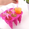 Trees Shape Silicone Ice Cream Mold Popsicle Mold Christmas Tree Ice Pops Mold DIY Ice Cream Maker