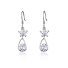 Trendy Tassel Earrings Star Rhinestone Crystal Water Drop Earrings
