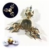 Tri-Fidget Hand Finger Spinner Zinc Alloy or Autism Focus EDC Toy Stress Reliever
