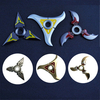Tri Finger Spinner Fidget Metal Stress Hand Bearing Rotating Darts Toy Hand Spinner Fidget Toy