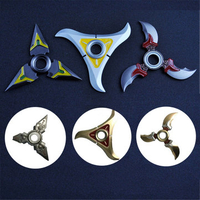 Tri Finger Spinner Fidget Metal Stress Hand Bearing Rotating Darts Toy Hand Spinner Fidget Toy