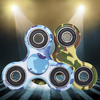 Tri-Spinner Fidget Ceramic EDC Hand Finger Spinner Desk Focus Kids Adults Toy