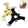 Triangle Black Gold EDC Fidget Hand Spinner Gadget Tri-Spinner Finger Reduce Stress Gadget