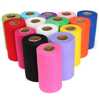 Tulle Fabric Roll Spool Bow Wedding Craft Party Decor