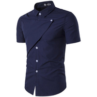 Turn Down Collar Designer Dress Shirt