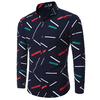 Turn Down Collar Long Sleeve Printing Slim Fit Formal Casual Designer Dress Shirt for Men
