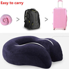 U-Shape Slow Rebound Memory Foam Pillow Neck Protect Headrest Travel Soft Cushion