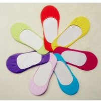 Ultra-Thin Invisible Socks Candy Color Cotton Shallow Mouth Ankle Socks